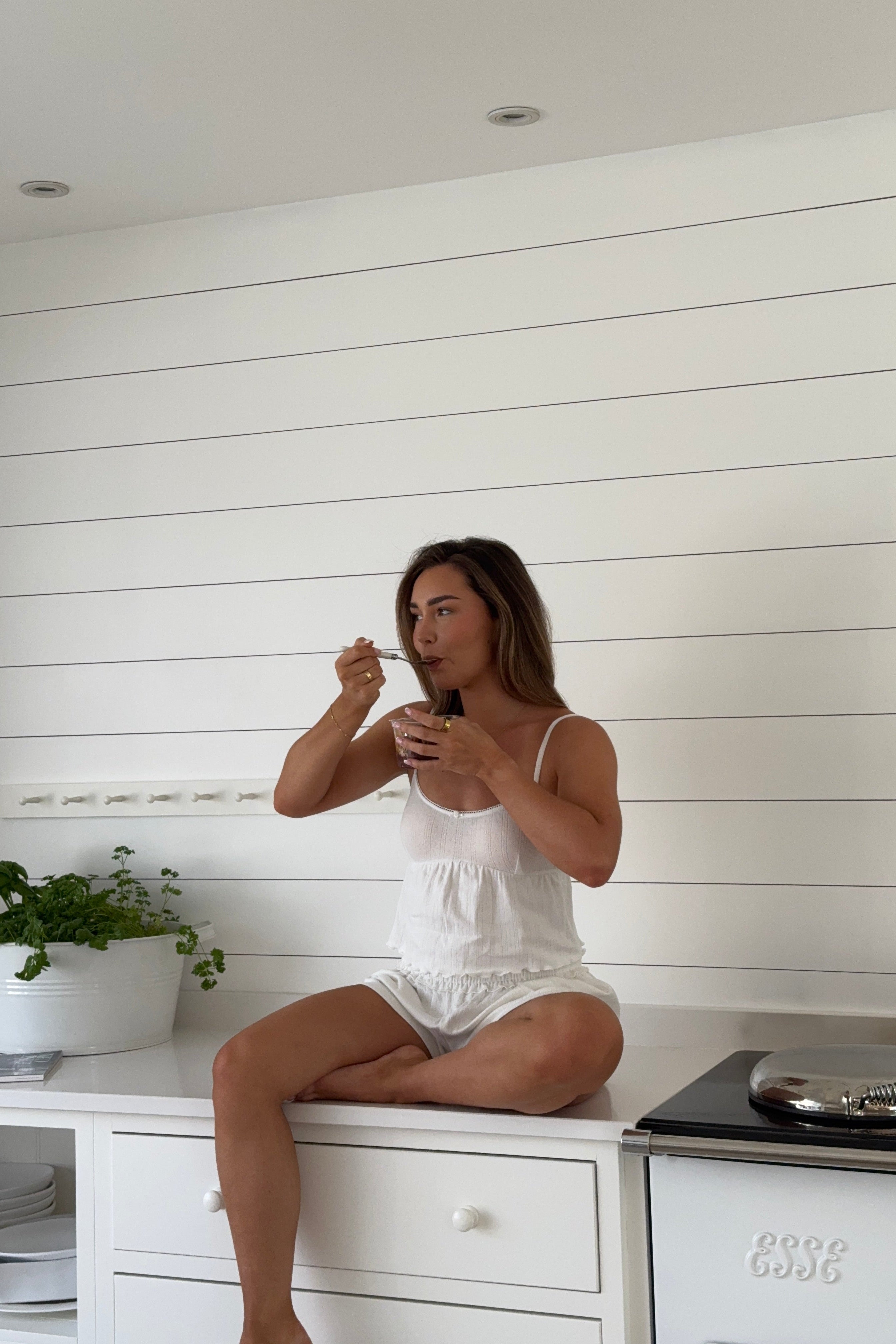 Delilah Frill Pointelle Cami