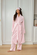 Ditsy Bathrobe in Pink