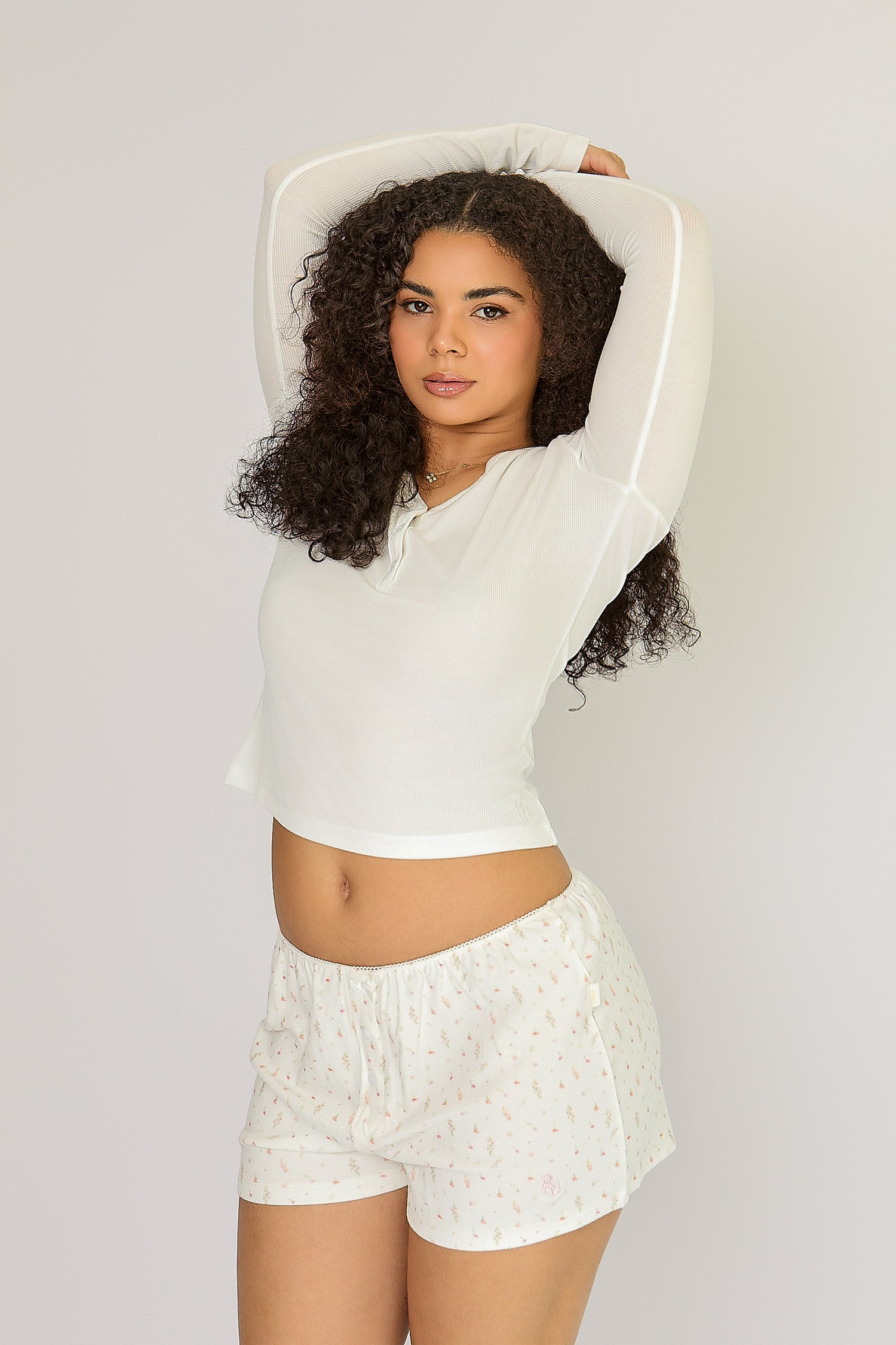 Ditsy Mini Shorts