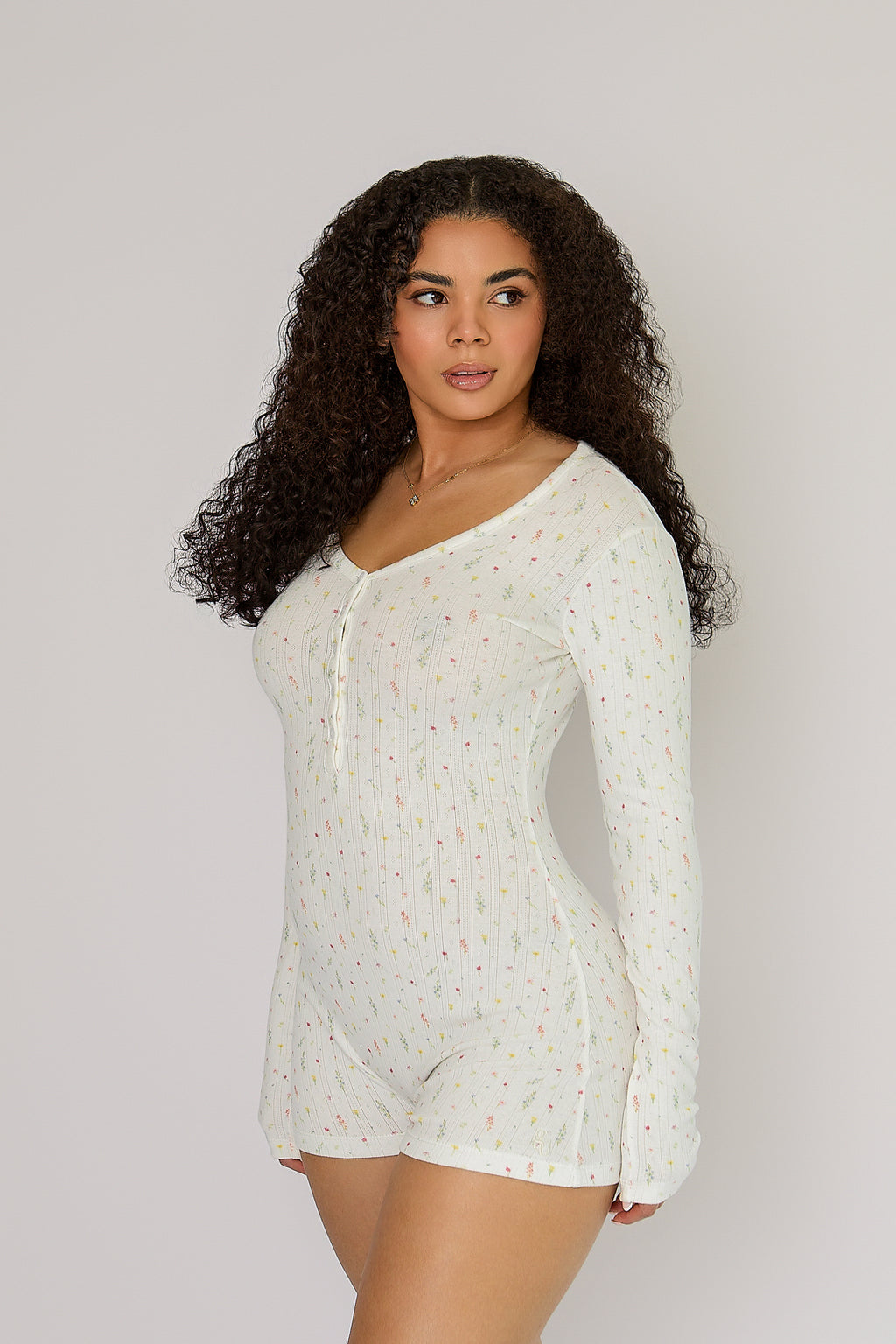 Ditsy Romper