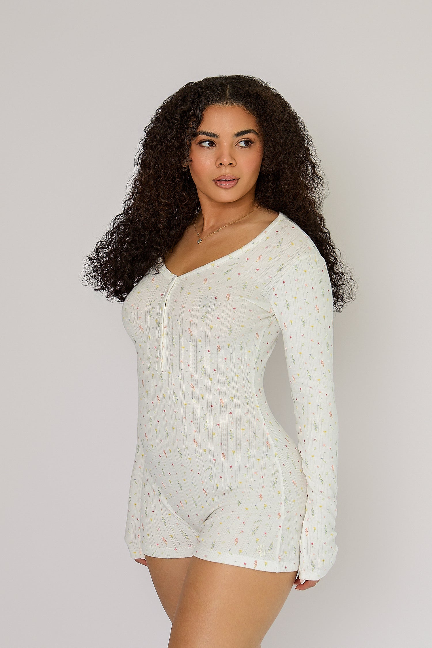 Ditsy Romper