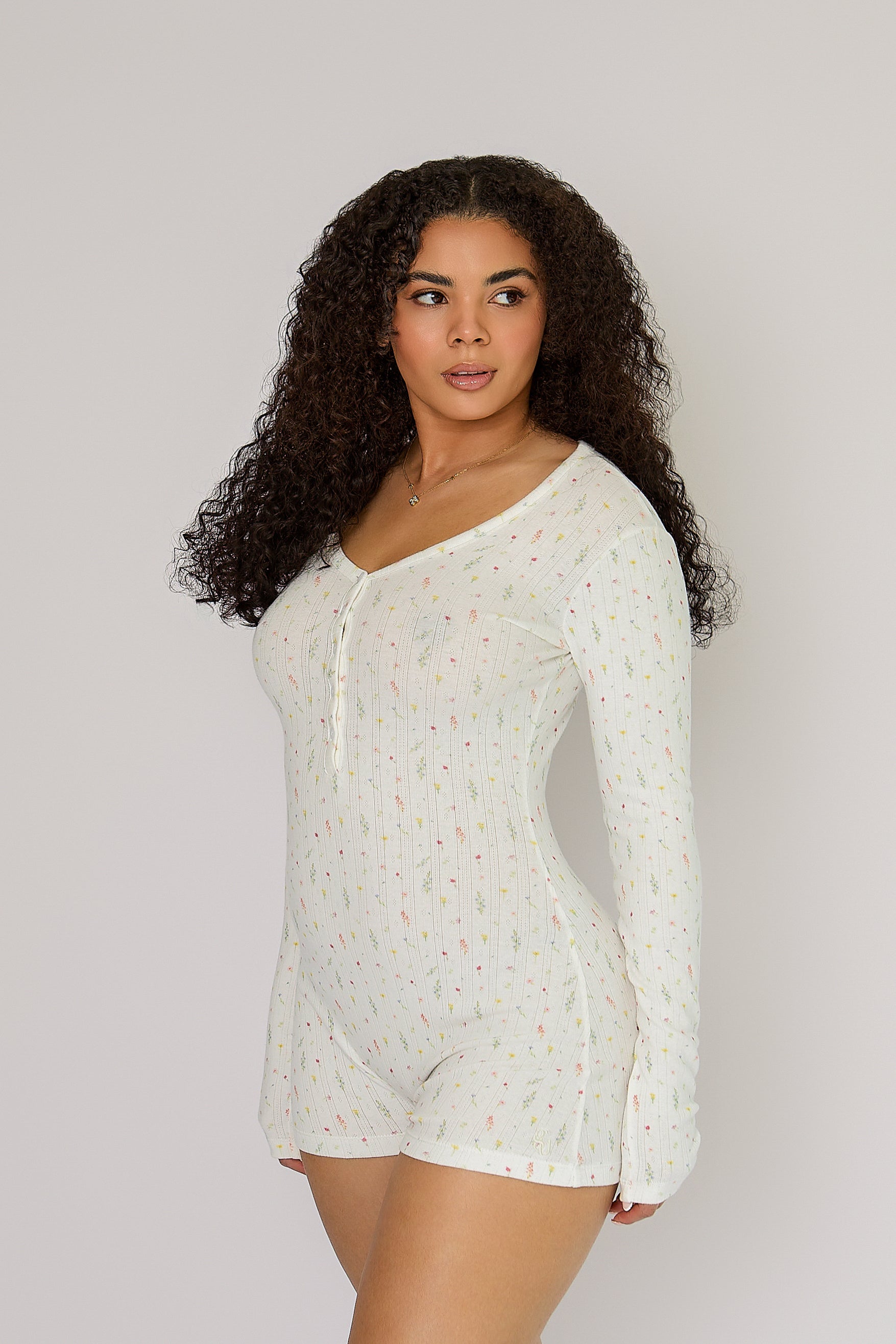 Ditsy Romper