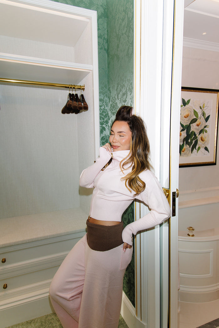 Frankie knitwear in pink
