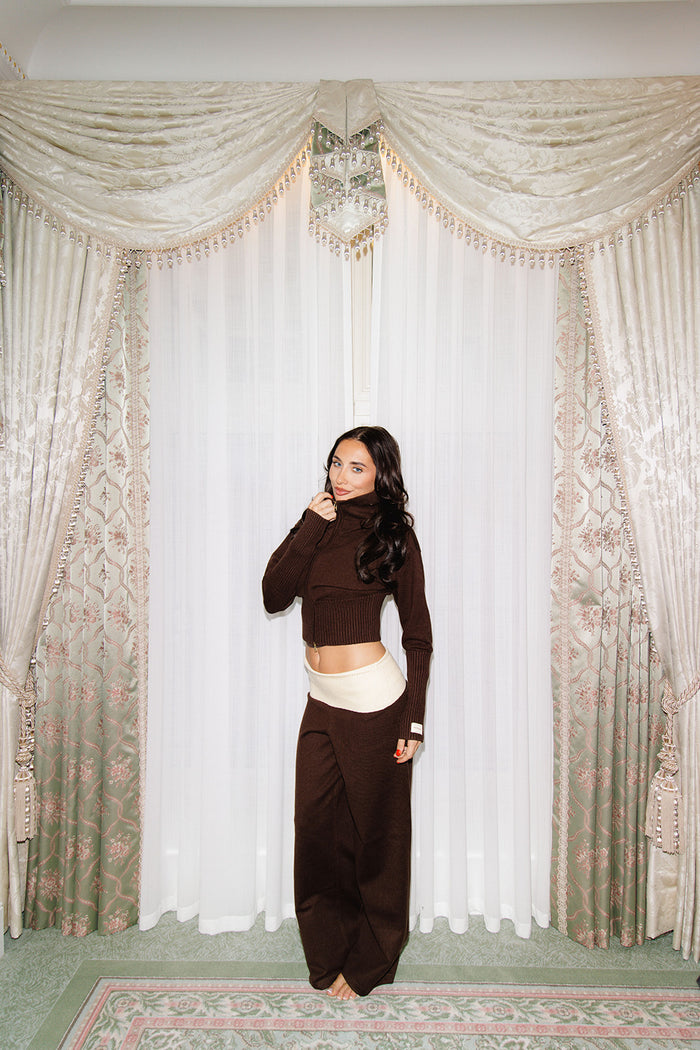 Frankie knitwear in coco