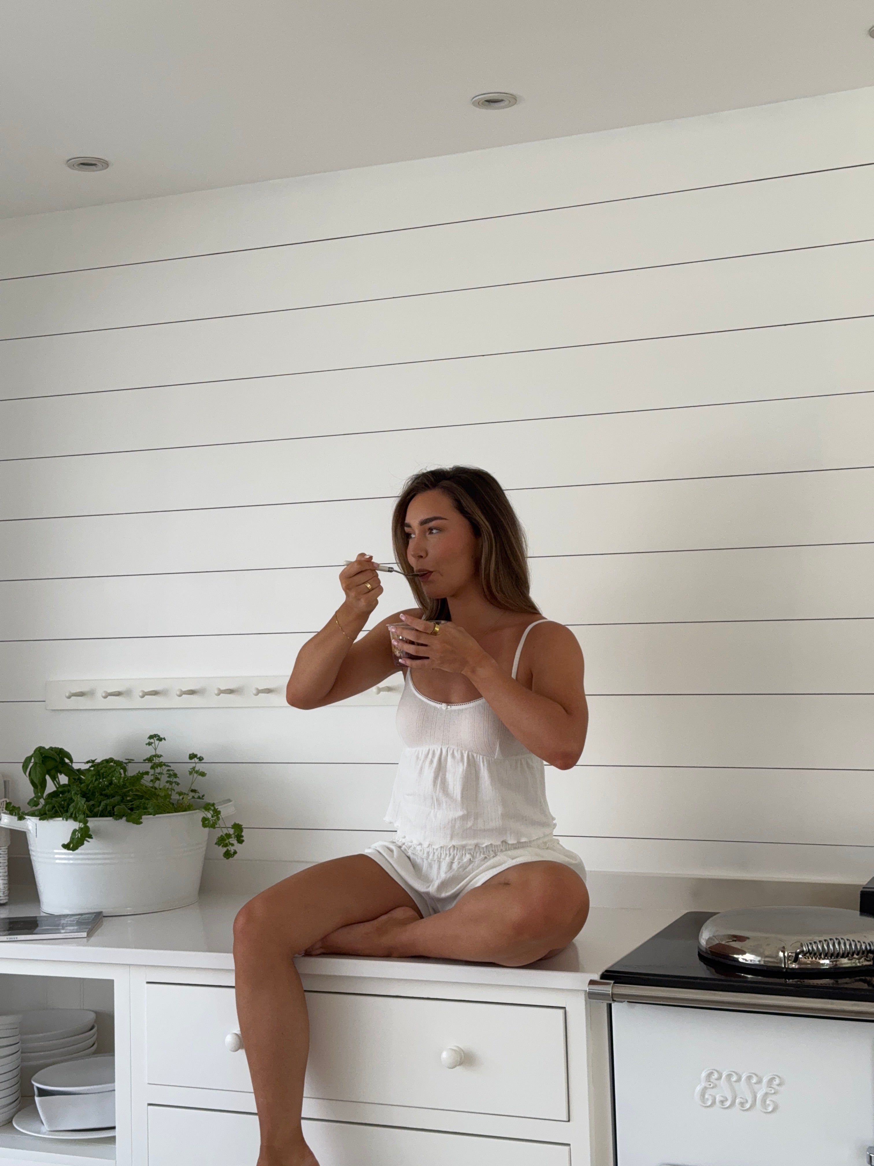 Delilah Mini Frill Pointelle Shorts