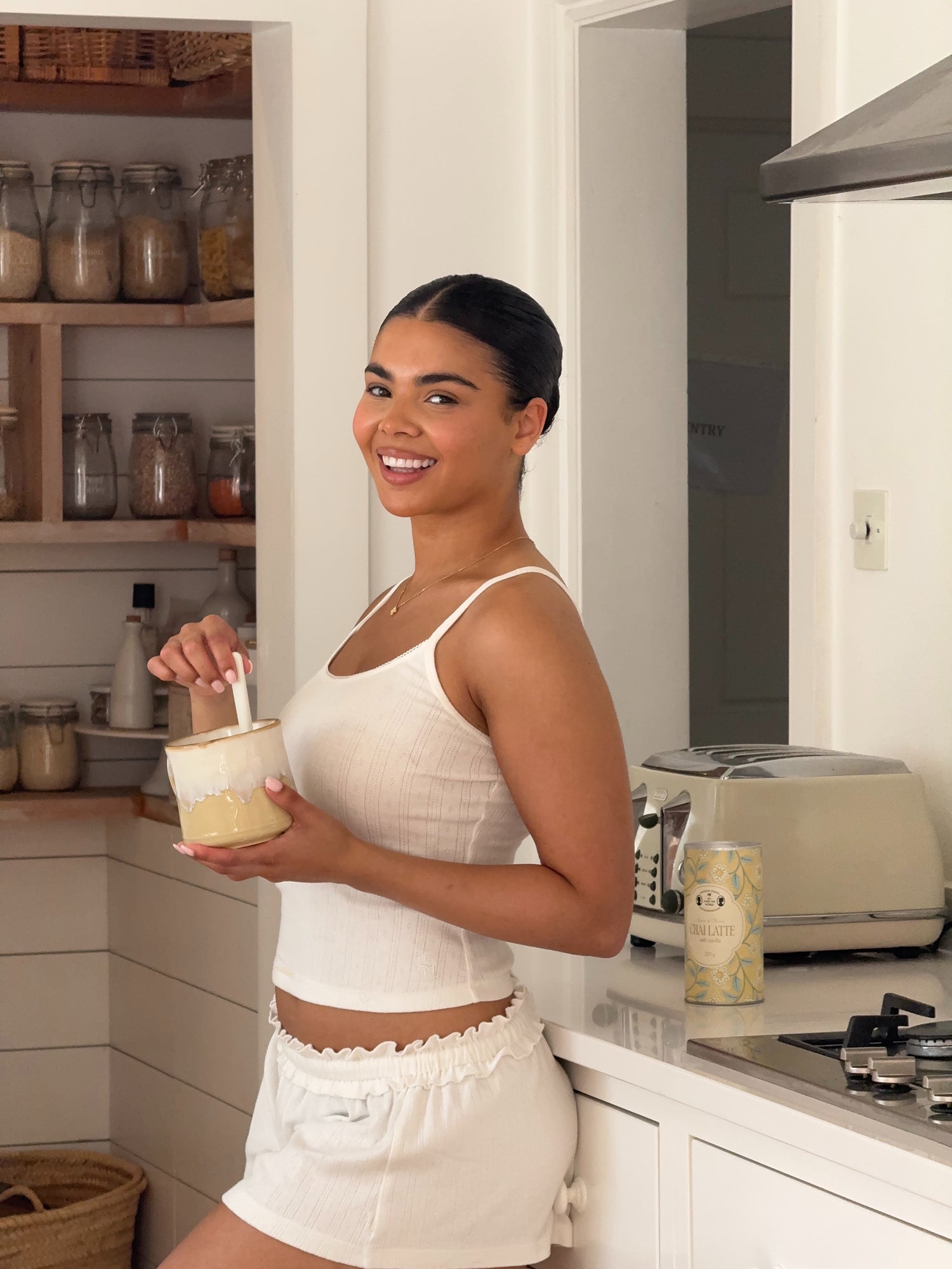 Delilah Mini Frill Pointelle Shorts