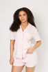 Pink Lettuce Hem Pyjama Shirt by Girls Uniform